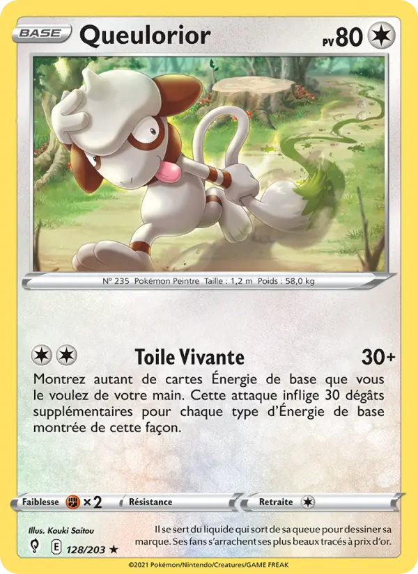 Queulorior — carte 128 de l’extension Évolution Céleste