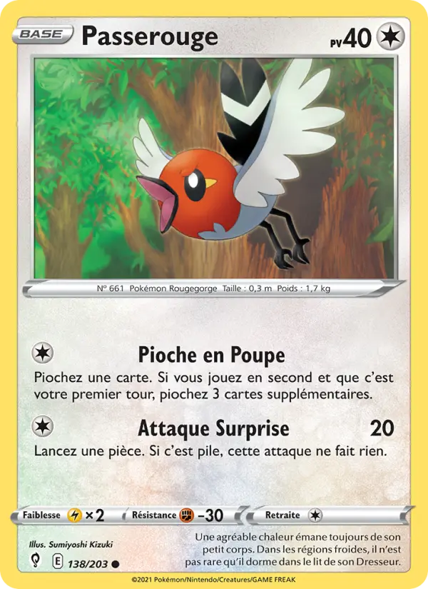 Passerouge — carte 138 de l’extension Évolution Céleste