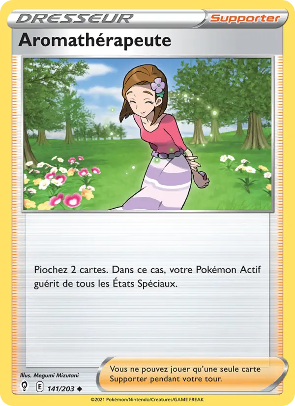 Aromathérapeute — carte 141 de l’extension Évolution Céleste