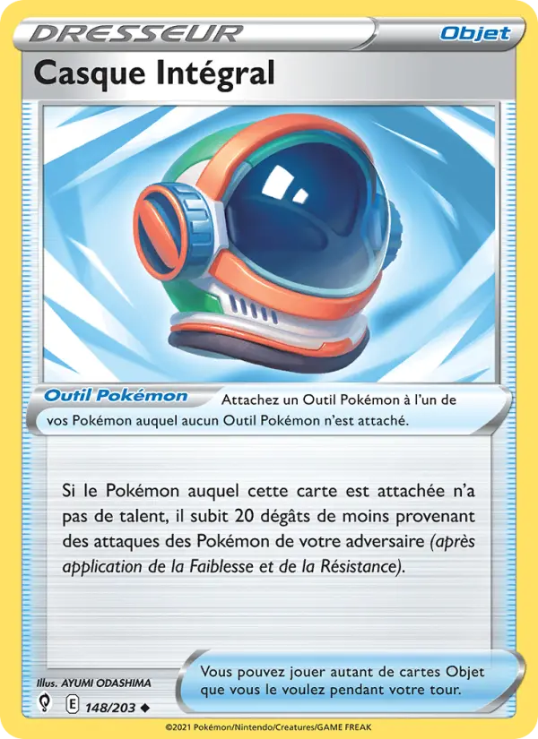 Casque Intégral — carte 148 de l’extension Évolution Céleste