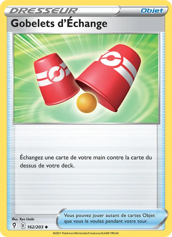 Gobelets d'Échange — carte 162 de l’extension Évolution Céleste