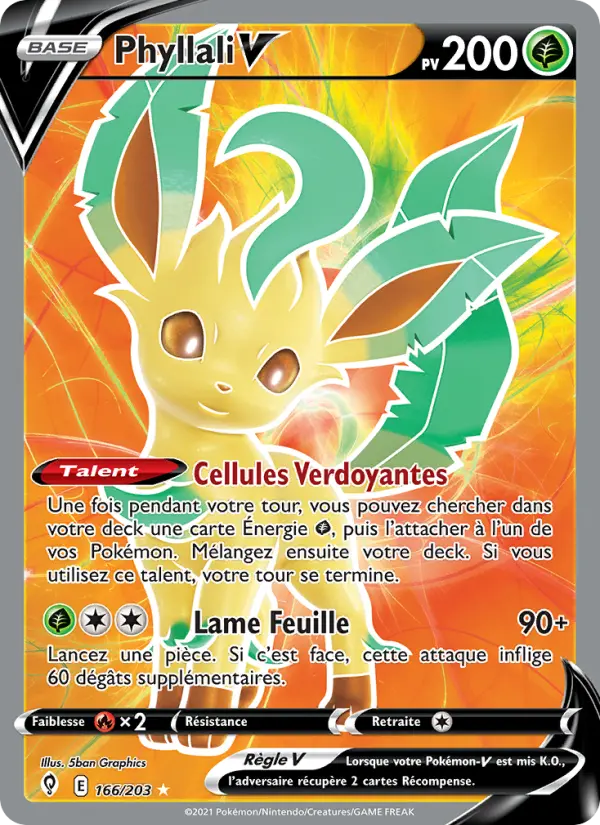 Phyllali V — carte 166 de l’extension Évolution Céleste
