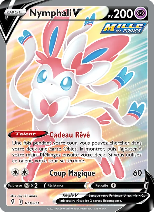 Nymphali V — carte 183 de l’extension Évolution Céleste