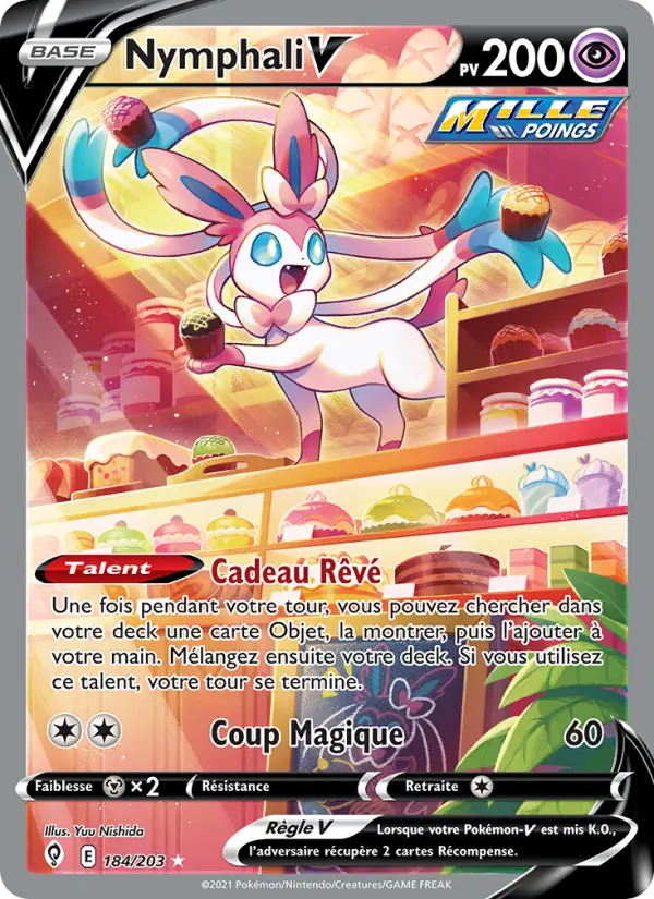Nymphali V — carte 184 de l’extension Évolution Céleste