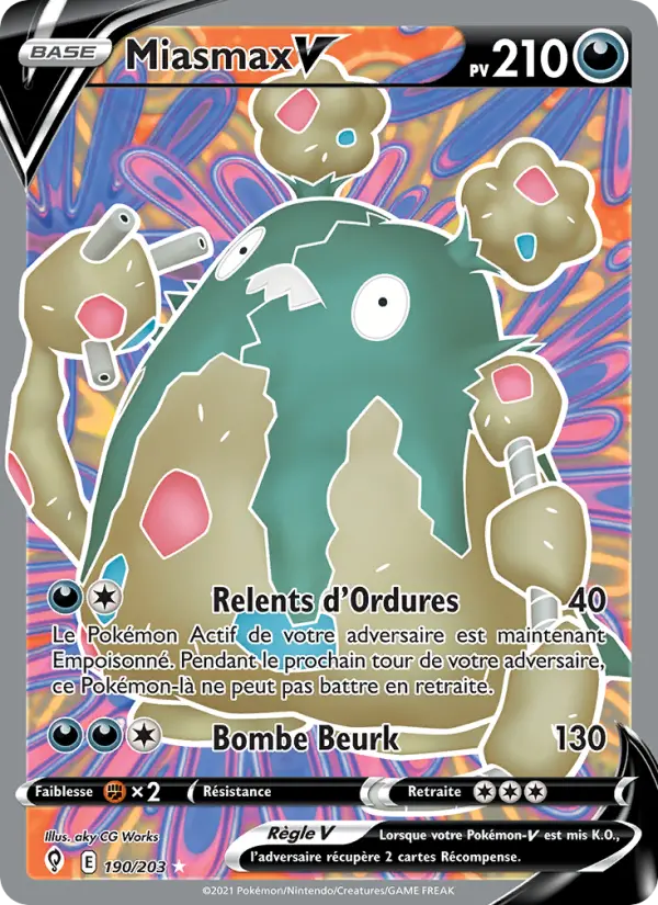 Miasmax V — carte 190 de l’extension Évolution Céleste