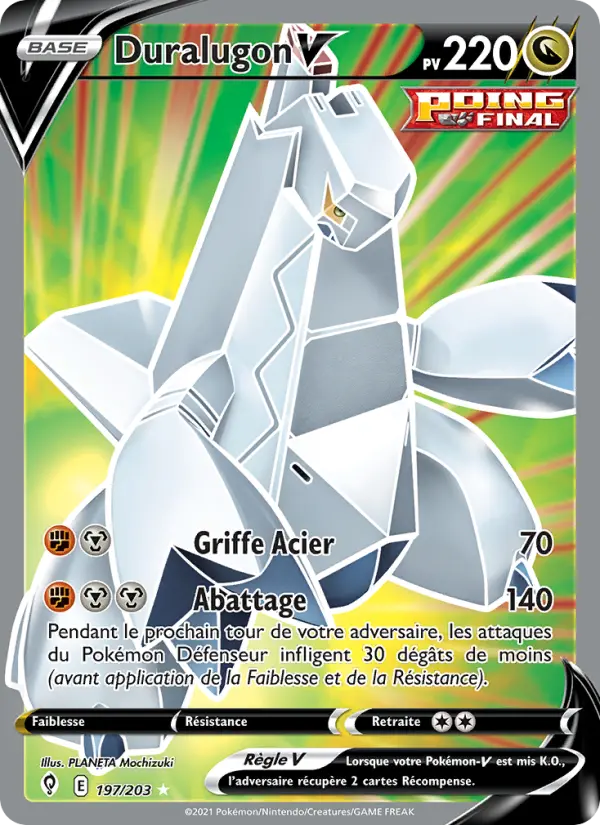 Duralugon V — carte 197 de l’extension Évolution Céleste
