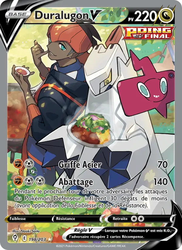Duralugon V — carte 198 de l’extension Évolution Céleste