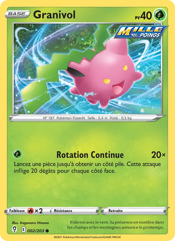Granivol — carte 2 de l’extension Évolution Céleste