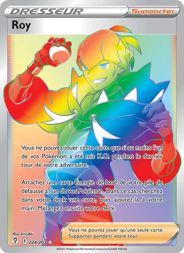Roy — carte 224 de l’extension Évolution Céleste