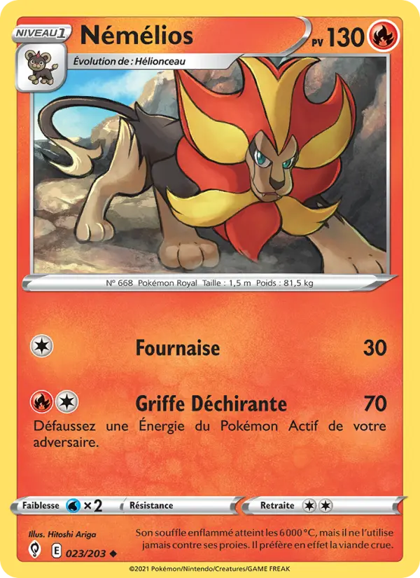 Némélios — carte 23 de l’extension Évolution Céleste