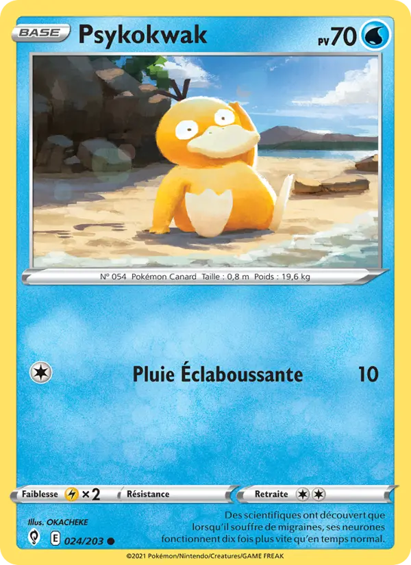 Psykokwak — carte 24 de l’extension Évolution Céleste