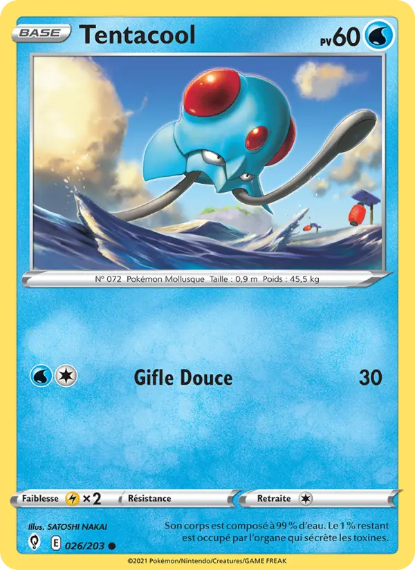 Tentacool — carte 26 de l’extension Évolution Céleste