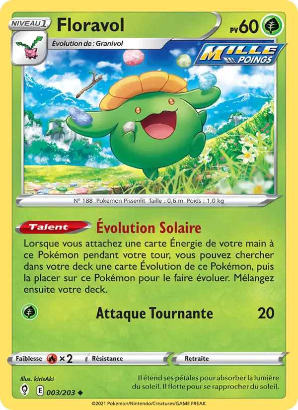 Floravol — carte 3 de l’extension Évolution Céleste