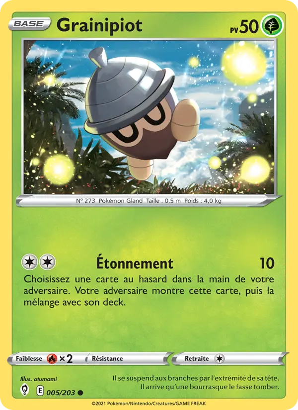 Grainipiot — carte 5 de l’extension Évolution Céleste