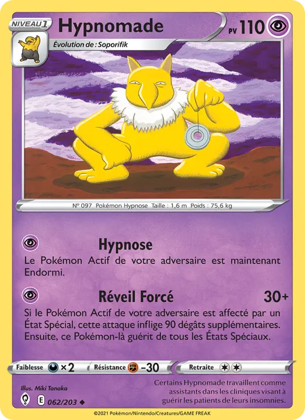Hypnomade — carte 62 de l’extension Évolution Céleste