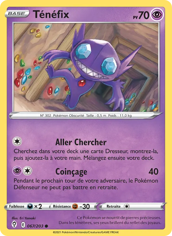 Ténéfix — carte 67 de l’extension Évolution Céleste