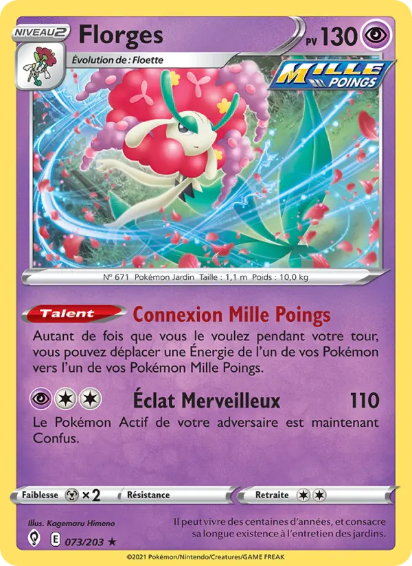 Florges — carte 73 de l’extension Évolution Céleste