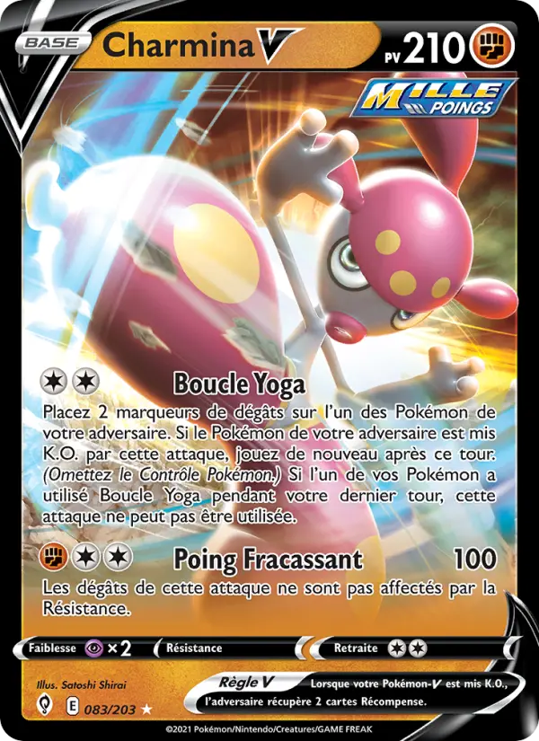 Charmina V — carte 83 de l’extension Évolution Céleste