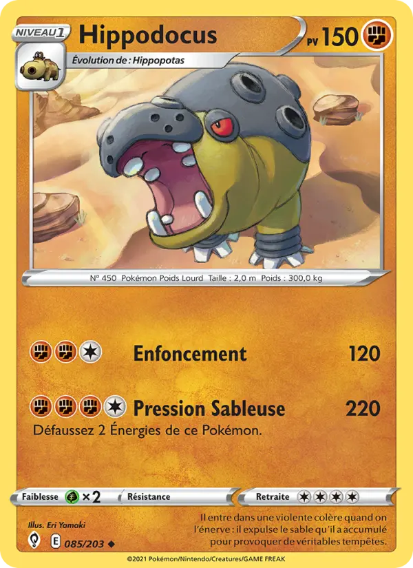 Hippodocus — carte 85 de l’extension Évolution Céleste