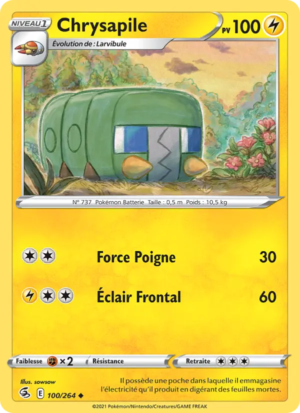 Chrysapile — carte 100 de l’extension Poing de Fusion