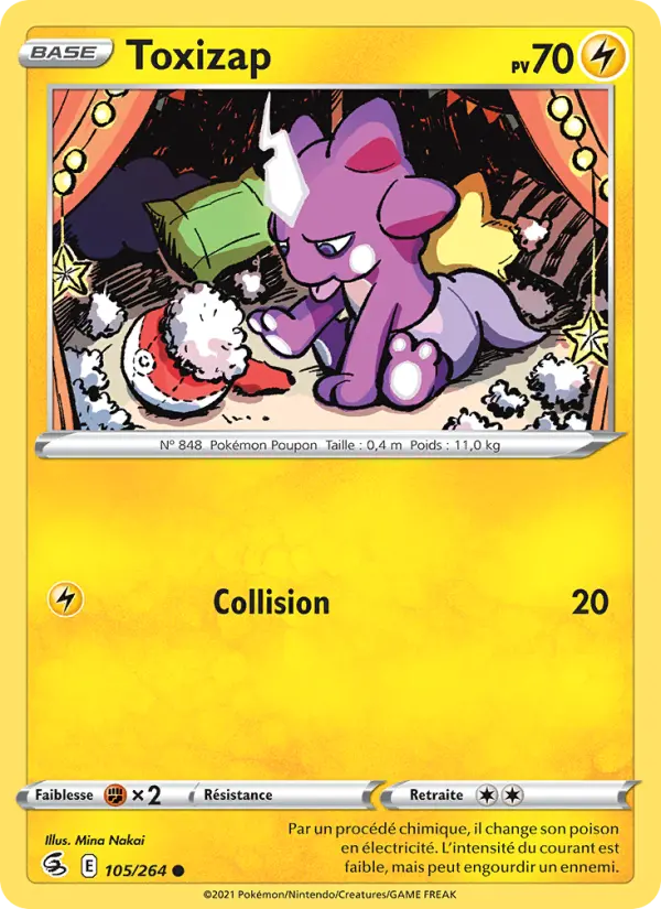 Toxizap — carte 105 de l’extension Poing de Fusion