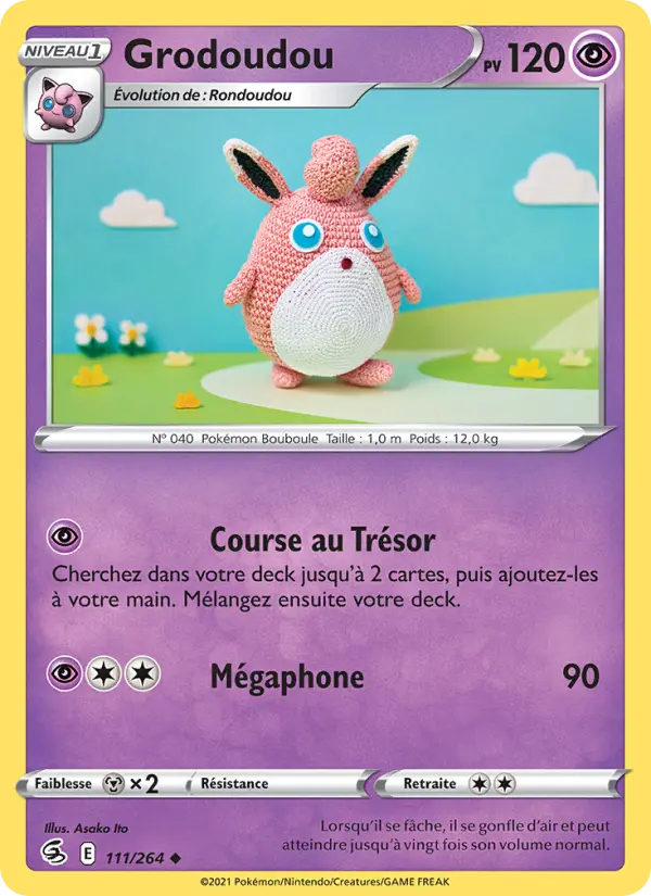 Grodoudou — carte 111 de l’extension Poing de Fusion