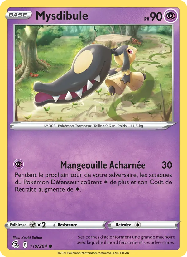 Mysdibule — carte 119 de l’extension Poing de Fusion