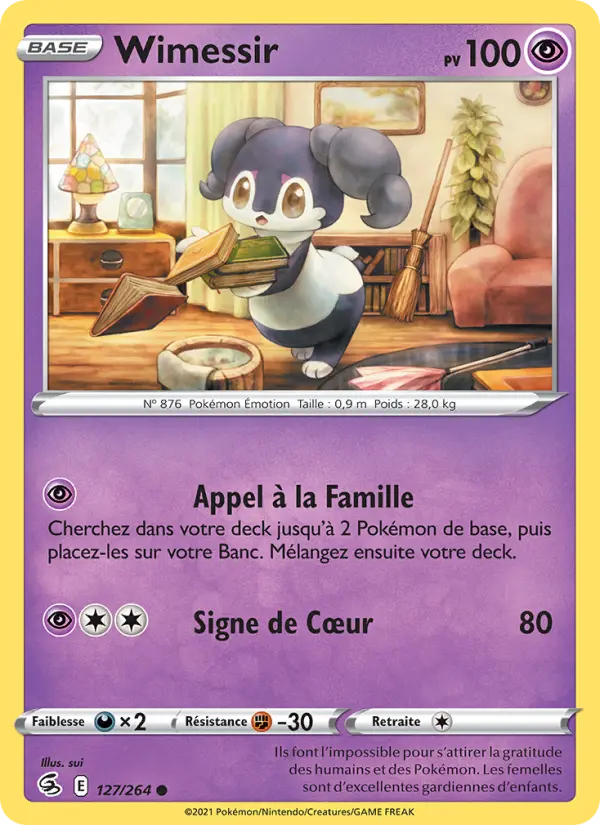 Wimessir — carte 127 de l’extension Poing de Fusion