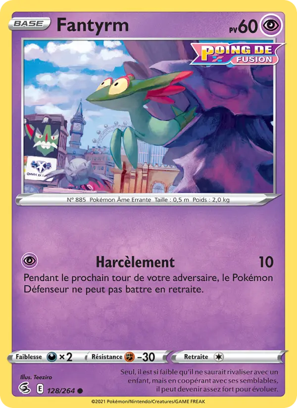 Fantyrm — carte 128 de l’extension Poing de Fusion