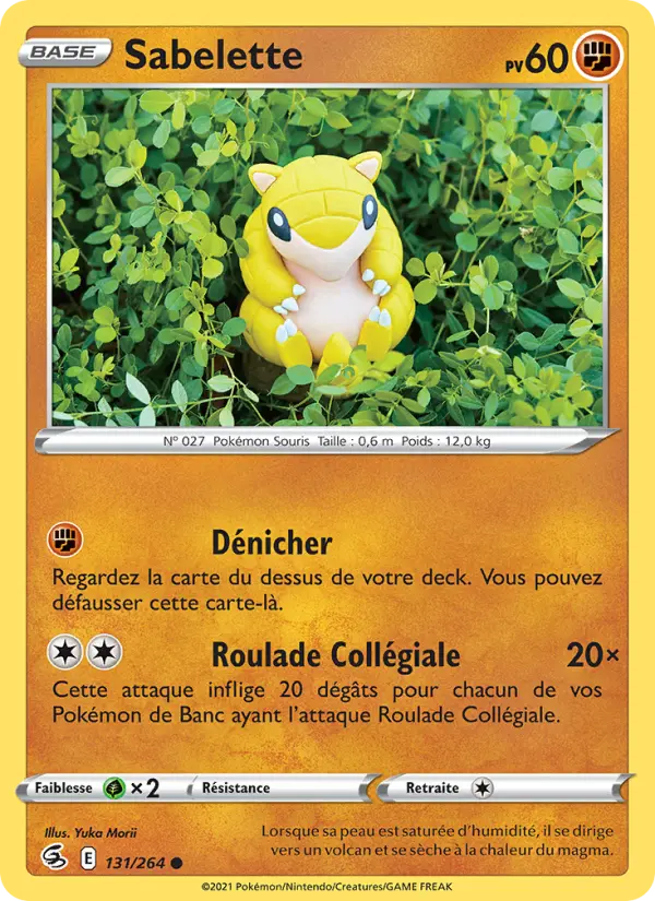 Sabelette — carte 131 de l’extension Poing de Fusion
