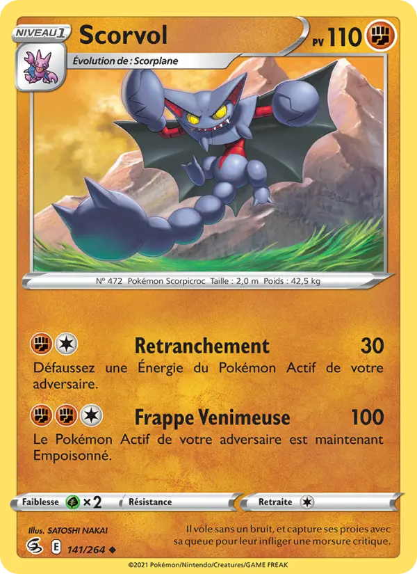 Scorvol — carte 141 de l’extension Poing de Fusion