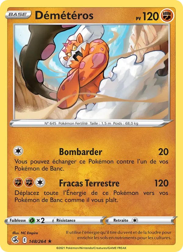 Démétéros — carte 148 de l’extension Poing de Fusion
