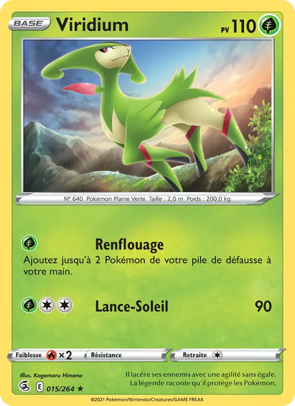 Viridium — carte 15 de l’extension Poing de Fusion