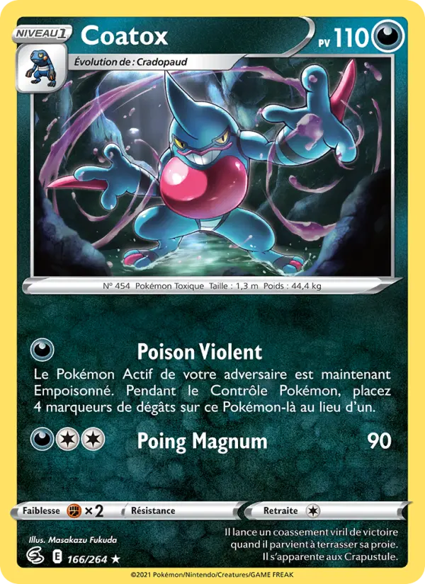 Coatox — carte 166 de l’extension Poing de Fusion