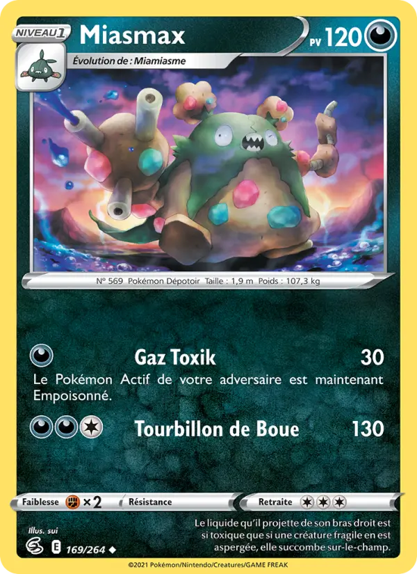 Miasmax — carte 169 de l’extension Poing de Fusion