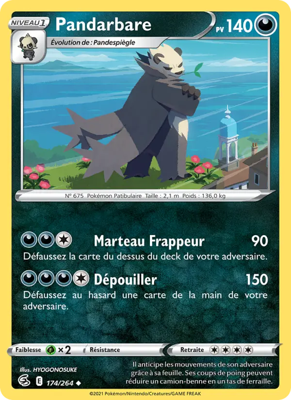 Pandarbare — carte 174 de l’extension Poing de Fusion
