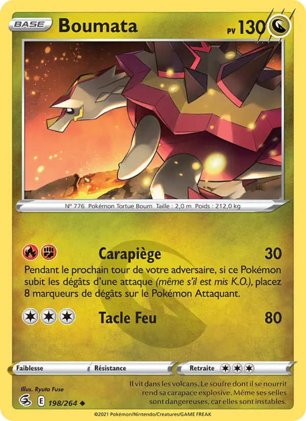 Boumata — carte 198 de l’extension Poing de Fusion