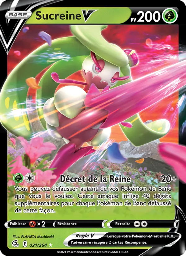Sucreine V — carte 21 de l’extension Poing de Fusion