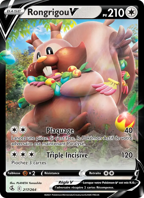 Rongrigou V — carte 217 de l’extension Poing de Fusion