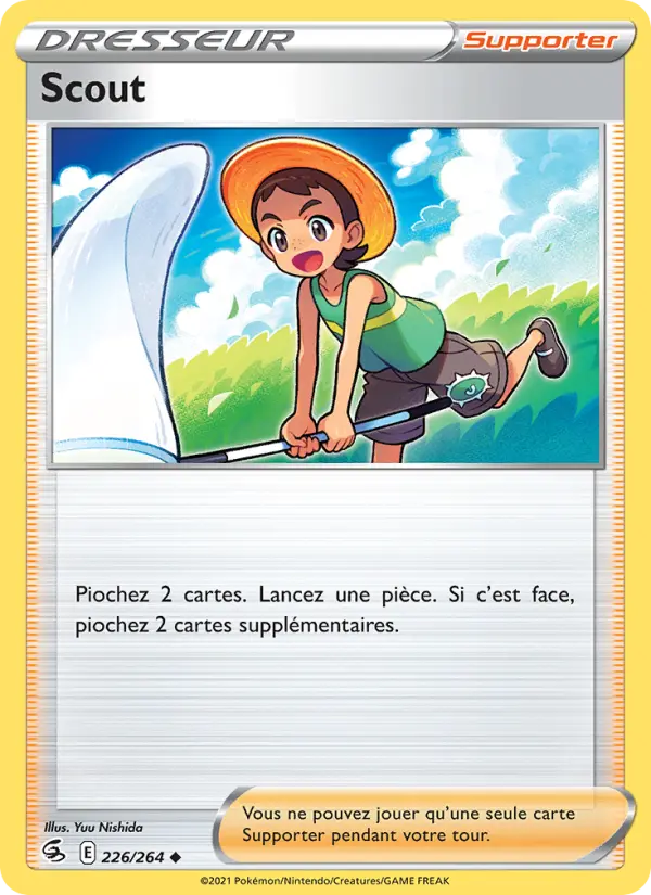 Scout — carte 226 de l’extension Poing de Fusion
