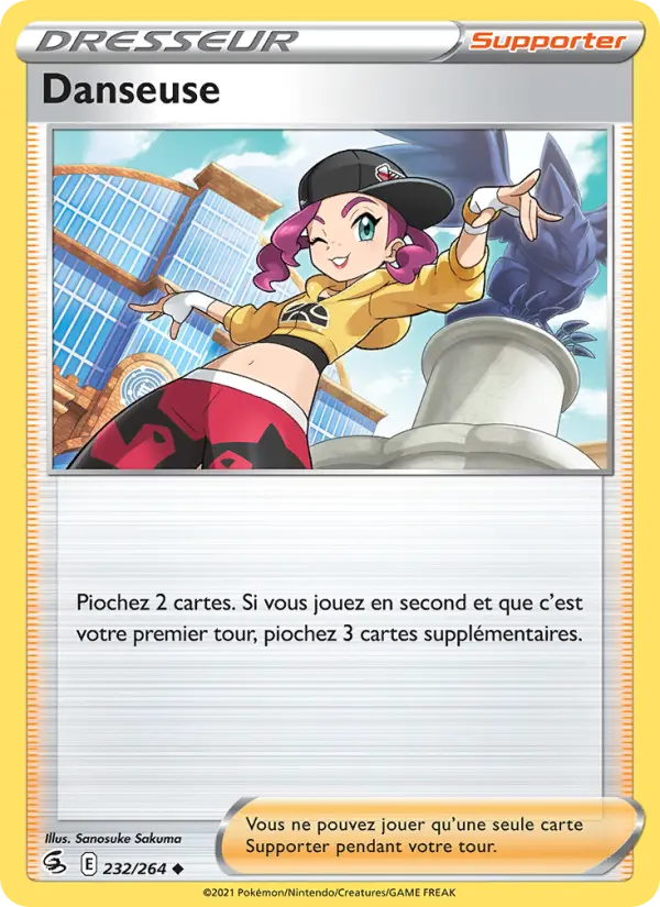 Danseuse — carte 232 de l’extension Poing de Fusion