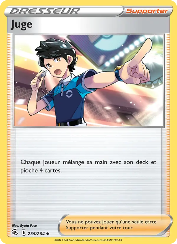 Juge — carte 235 de l’extension Poing de Fusion