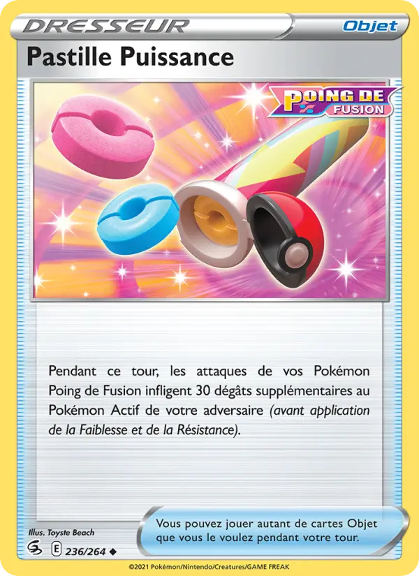 Pastille Puissance — carte 236 de l’extension Poing de Fusion