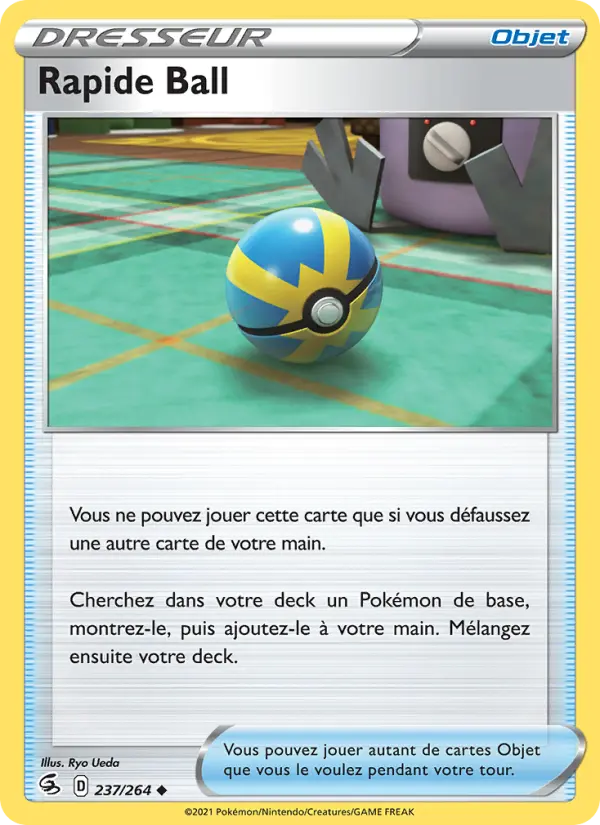 Rapide Ball — carte 237 de l’extension Poing de Fusion
