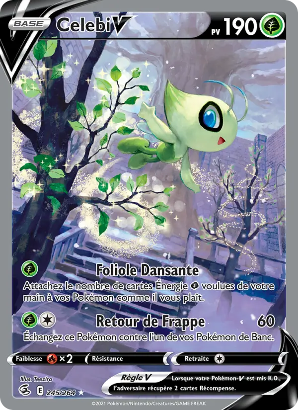 Celebi V — carte 245 de l’extension Poing de Fusion