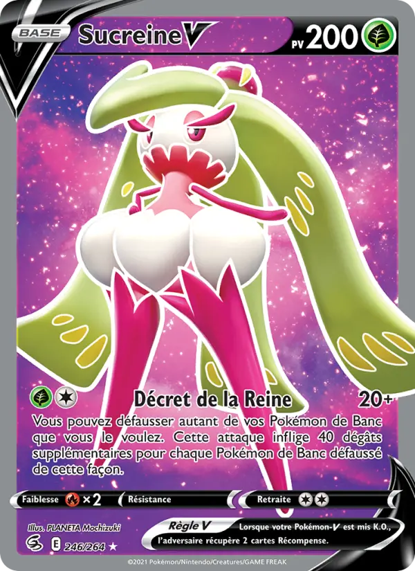 Sucreine V — carte 246 de l’extension Poing de Fusion