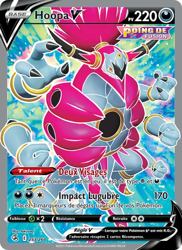 Hoopa V — carte 253 de l’extension Poing de Fusion