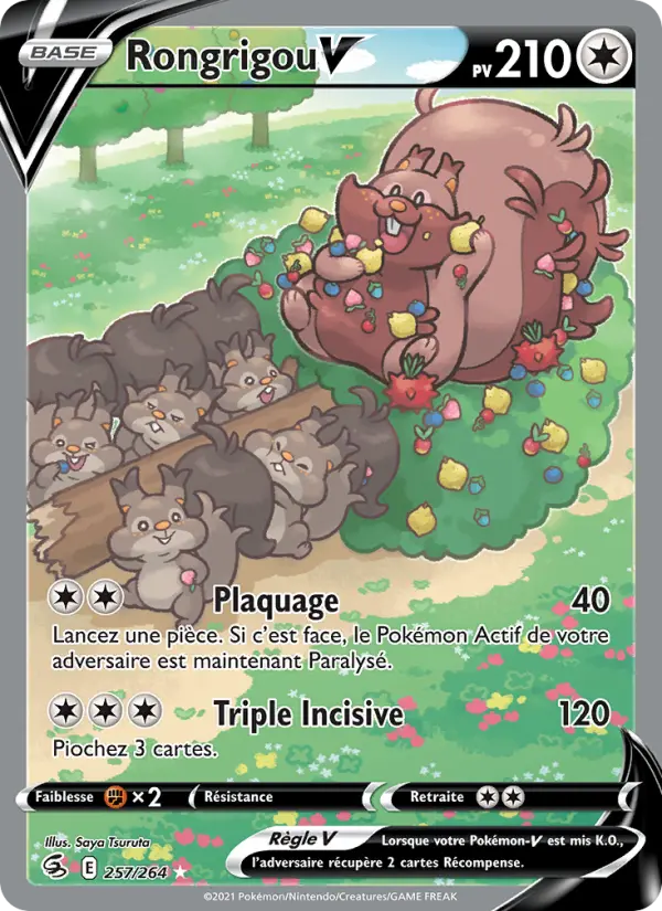Rongrigou V — carte 257 de l’extension Poing de Fusion