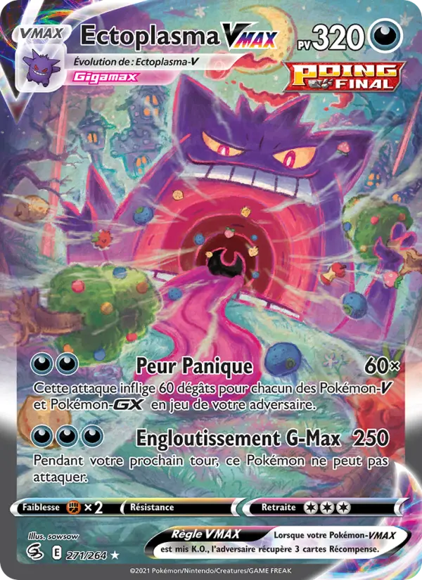 Ectoplasma VMAX — carte 271 de l’extension Poing de Fusion