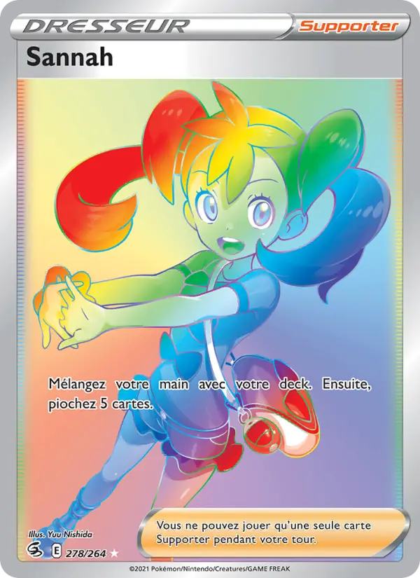 Sannah — carte 278 de l’extension Poing de Fusion